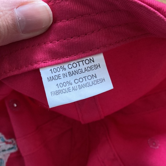 TIK TOK Baseball Cap Adjustable Pink Logo - Picture 3 of 4